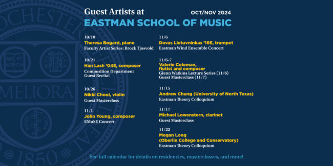 OCT-NOV 24 Guest Artists poster