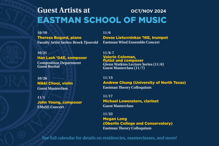 OCT-NOV 24 Guest Artists poster