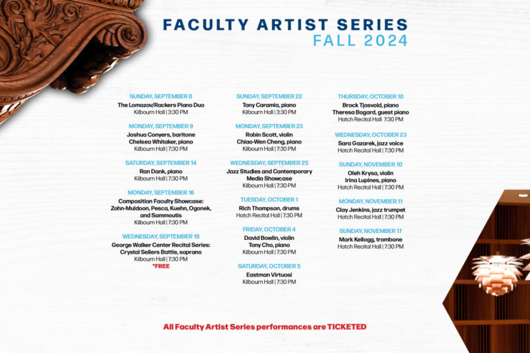 Faculty Artist Series poster image