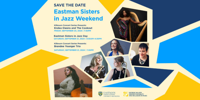 Eastman Sisters in Jazz Weekend event poster