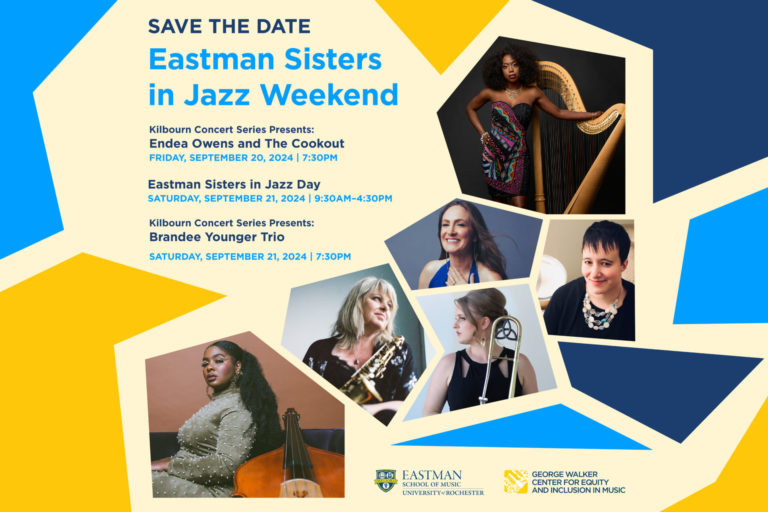 Eastman Sisters in Jazz Weekend event poster