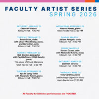 Eastman Presents: Spring 2026 Faculty Artist Series