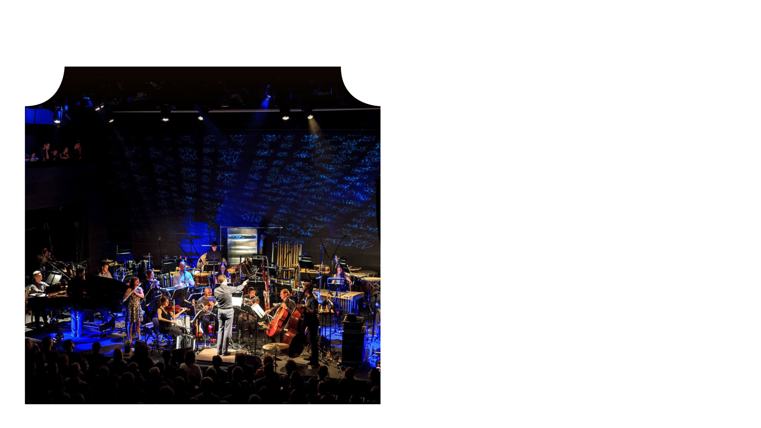 A photo of Alarm Will Sound performing