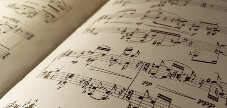 Photo of music score