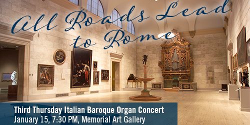 Italian Baroque Organ Concert Memorial Art Gallery
