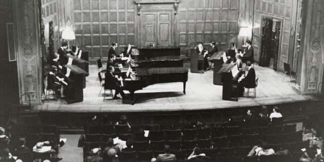 Archival Piano Concert Photo