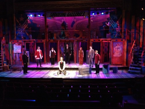 Stage photo of Stephen Sondheim’s production, Assassins 