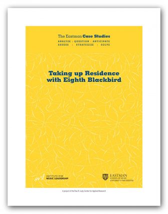 The Eastman Case Studies series covers topics ranging from community engagement to artist residencies. 