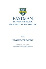 Degree Ceremony Program Cover