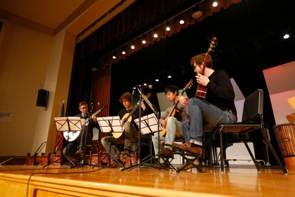 image of students onstage