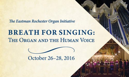 The 2016 EROI Festival explores the interaction between organ and voice and features several public concerts.