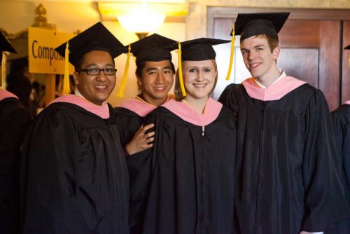 image of students in graduation attire
