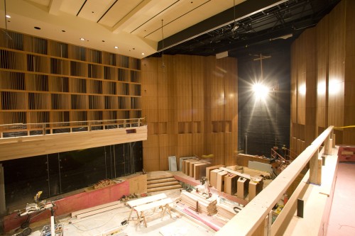 Hatch Recital Hall progress
