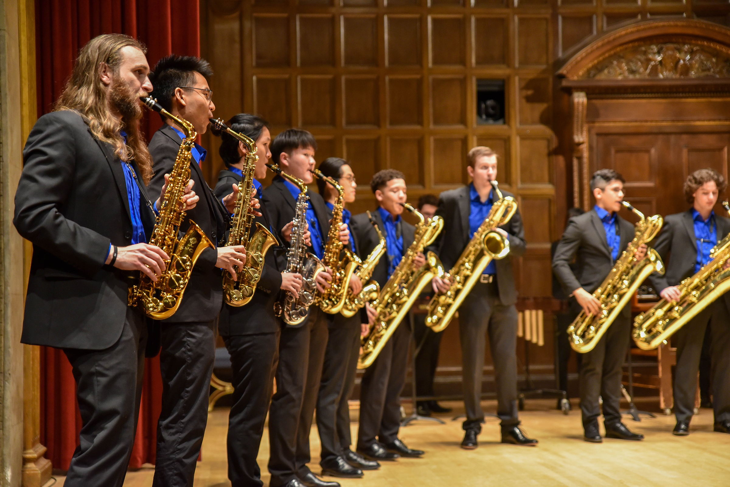 Eastmn Saxophone Project dress rehearsal image