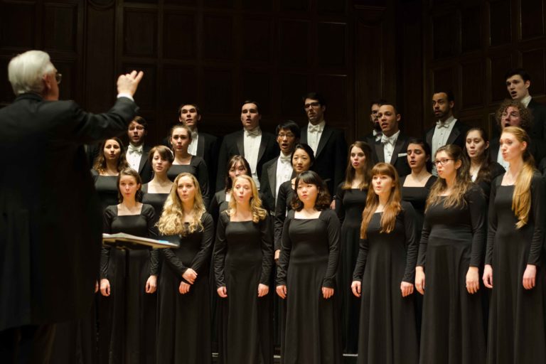 Eastman Chorale performing in Kilbourn Hall 2015-03-01 Eastman Chorale