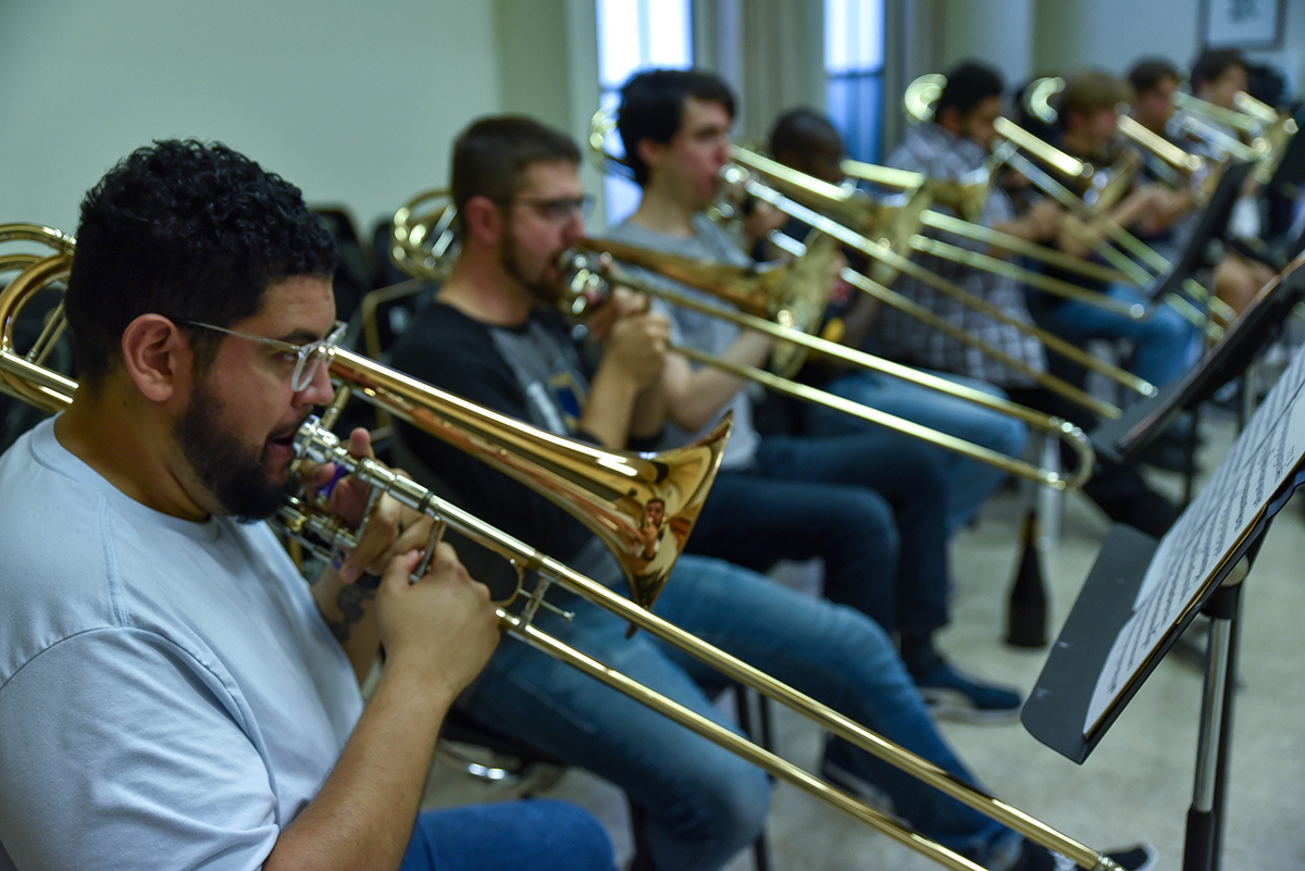 Eastman Trombone Choir Rehearsal image 1 Eastman Trombone Choir Rehearsal image 1