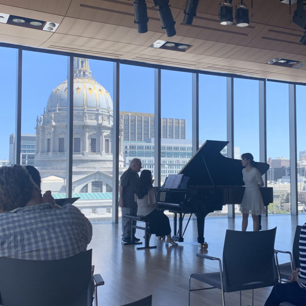 Gina with Martin Katz Songfest 2022