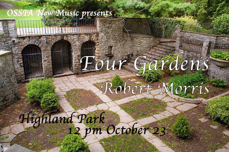 OSSIA in Highland Park - October 23, 2016 at noon