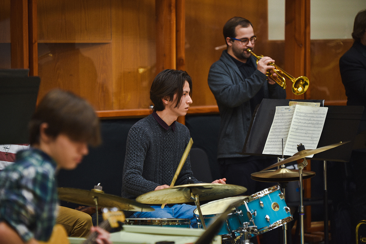 Jazz Lab Band - 101922 rehearsal-2 Jazz Lab Band image