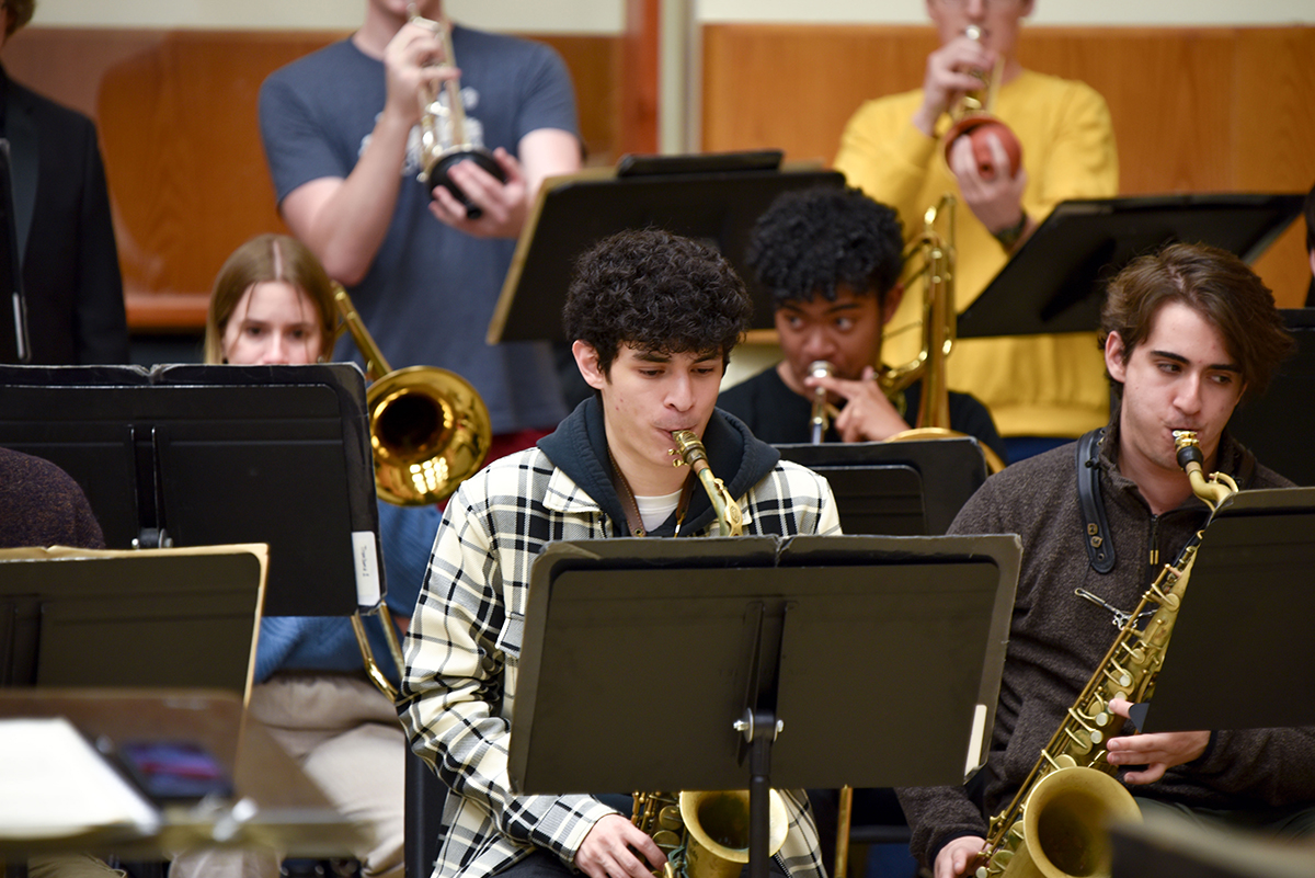 Jazz Lab Band - 101922 rehearsal-6 Jazz Lab Band image