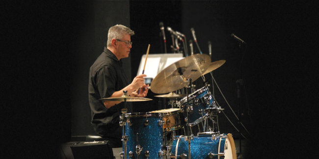 Larry Aberman, drummer.