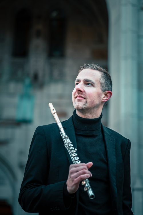 flutist Luke Fitzpatrick, artistic director of "The Artistic Flutist"