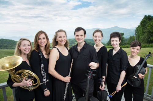 Ensemble of Eastman musicians for Music in the American Wild project 2016