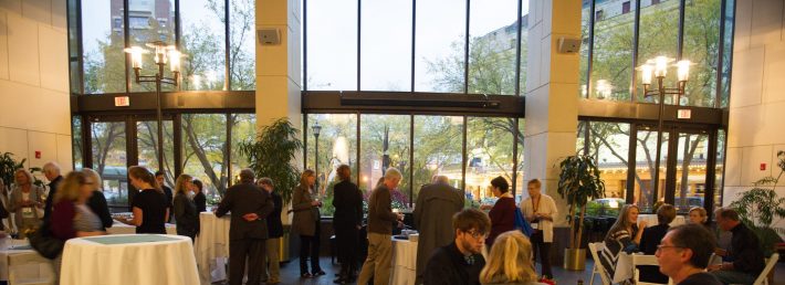 Welcome reception with Dean Jamal Rossi at Miller's Center, Eastman School of Music, October 9th, 2015.