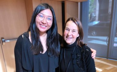 Mizi with Libby Larsen