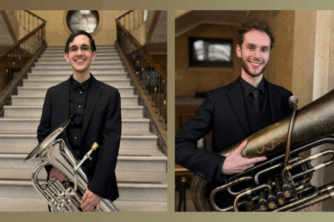 Nathanael Kumar and Logan Wadley ’23E, ’25E (MM)