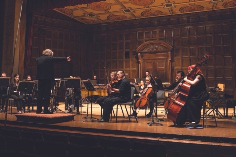 New Music group onstage