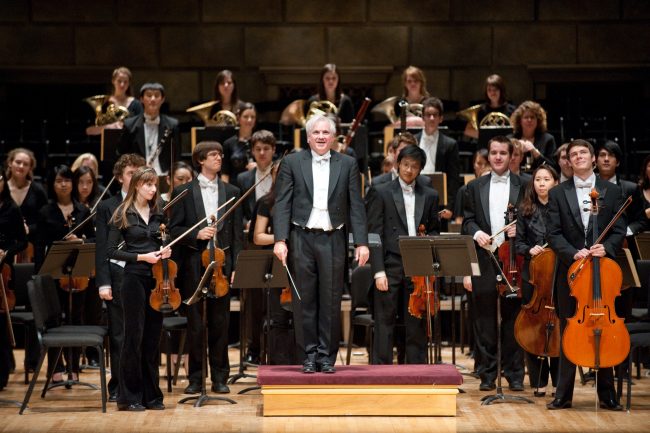 Philharmonia Varon Conductor Neil Varon led the Eastman Philharmonia for the Grand Opening Dedication Concert for the Eastman East Wing.