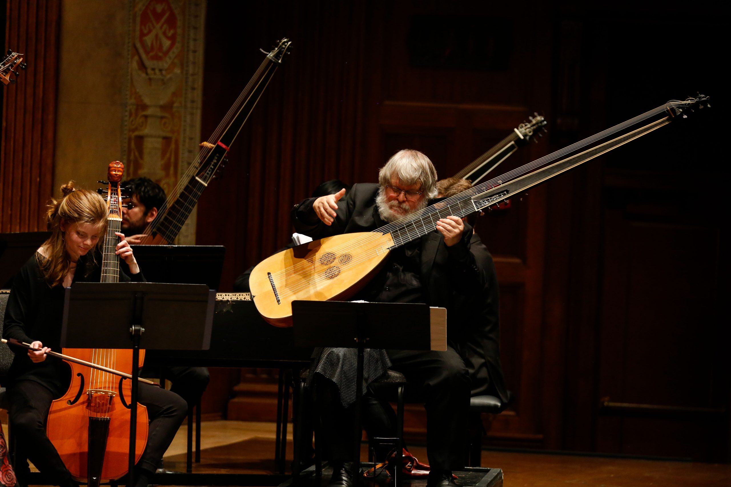 Paul O'Dette Performing with Collegium Musicum