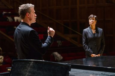 Phillip Silvey with Dr. Powell