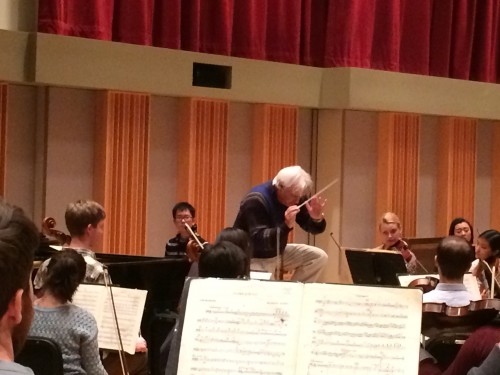 Rehearsal of Ravel