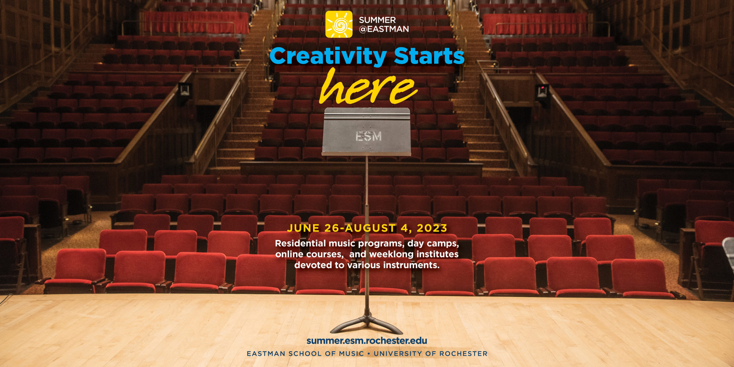 Summer @Eastman graphic