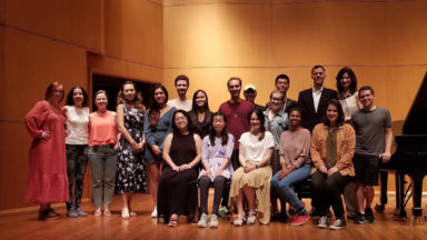 Sam @ Piano workshop