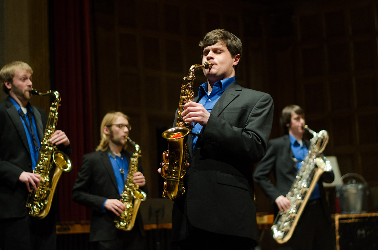 Saxophone students