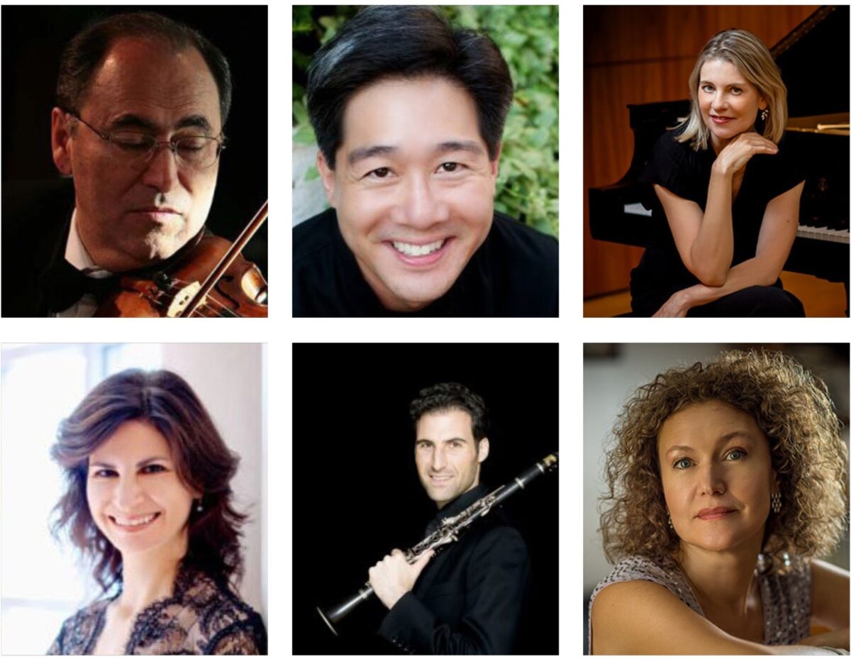 Mikhail Kopelman, Phillip Ying, Elinor Freer, Marina Lomazov, Michael Wayne, and Irina Lupines.