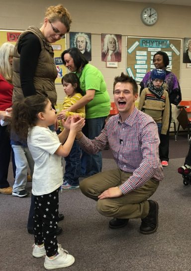 Thomas Corcoran teaching students
