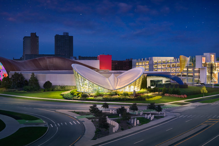 The Strong Museum at night