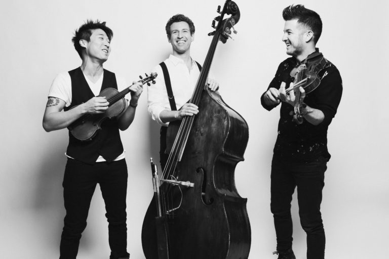 Time for Three Trio in black and white publicity shot.