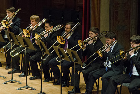 Eastman Weekend, Saturday October 18, 2014, Brass Concert in Kilbourn Hall. Trombone