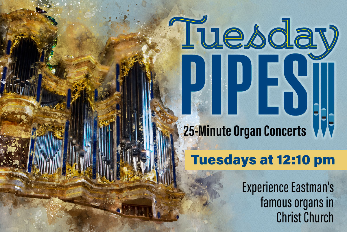 Tuesday Pipes - Craighead-Sounders Organ watercolor