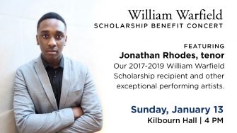William Warfield 2019 Benefit Concert poster