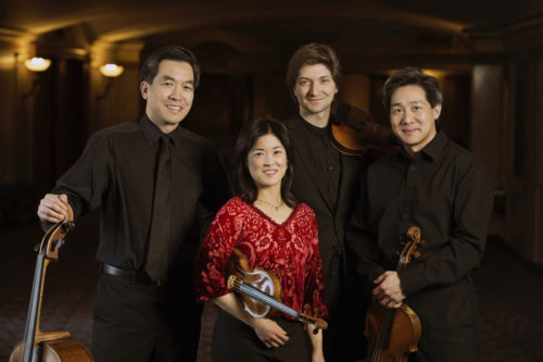 Ying Quartet outside Kodak Hall photo