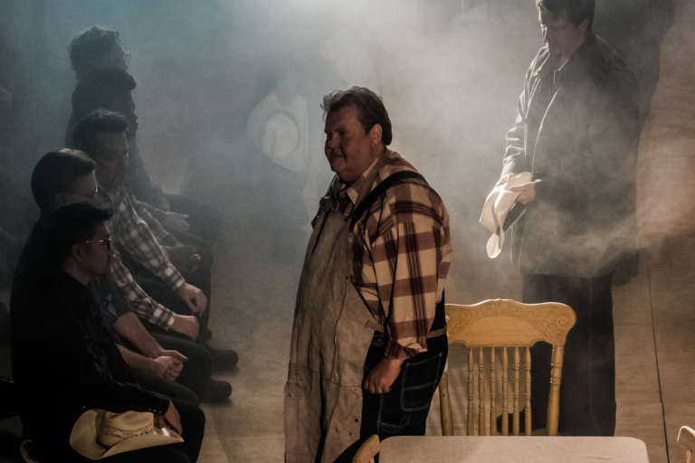 Anthon Griffey performs in the world premiere of Paola Prestini's "Silent Light" at National Sawdust in Brooklyn, NY on September 26, 2024.
