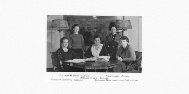 vintage photo of Sibley staff