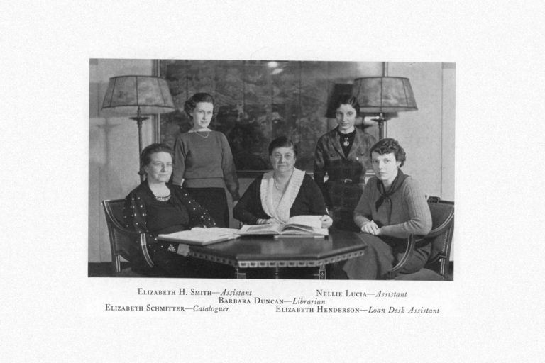 vintage photo of Sibley staff